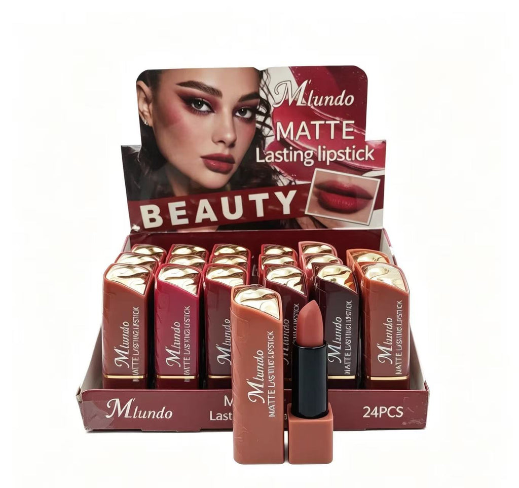 M'lundo Matte Lasting Lipstick GZ8020102 (6 PCS)