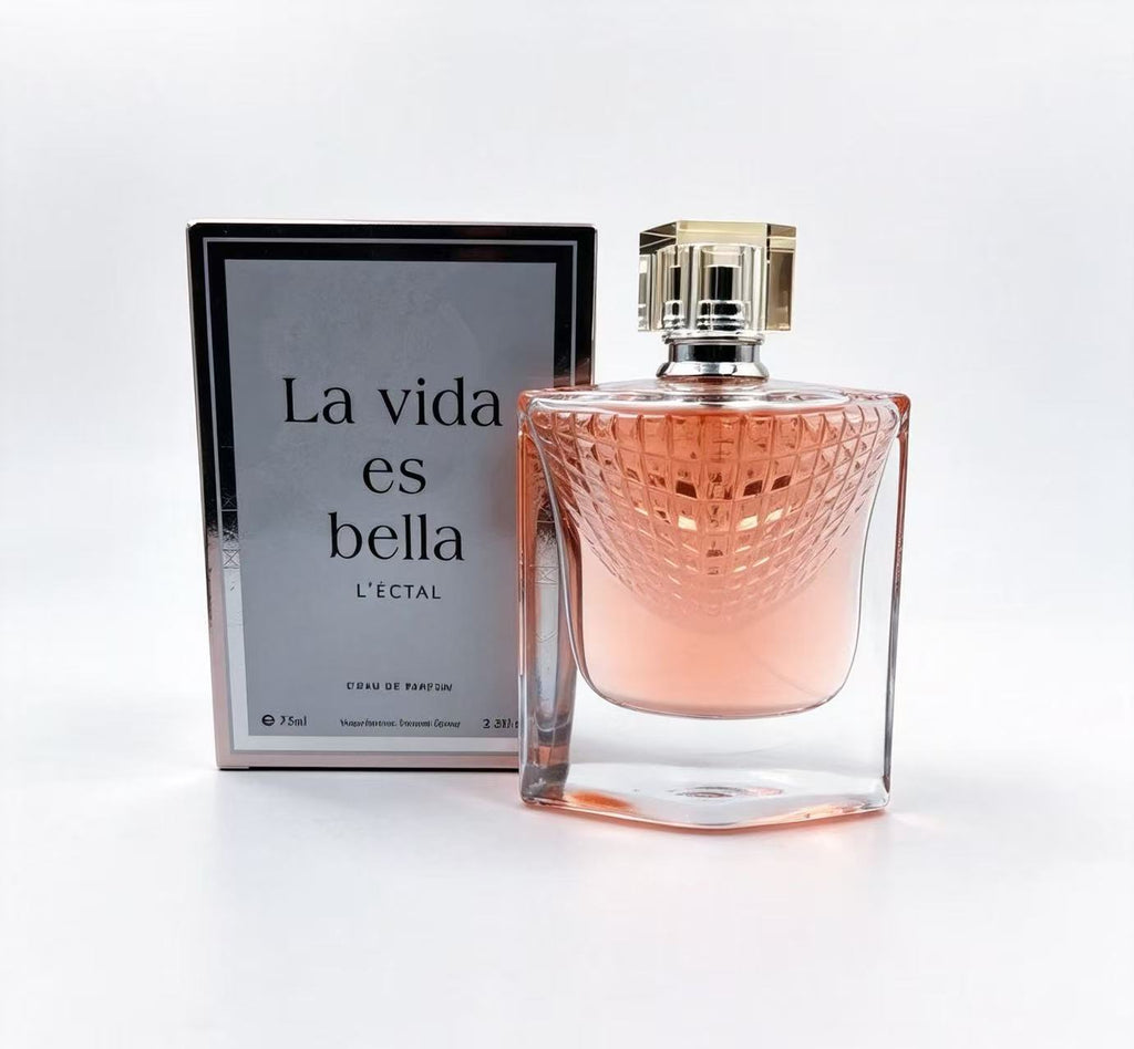 Perfume Rosa Cuadrado La vida es bella 75ml (3PCS) B807-1