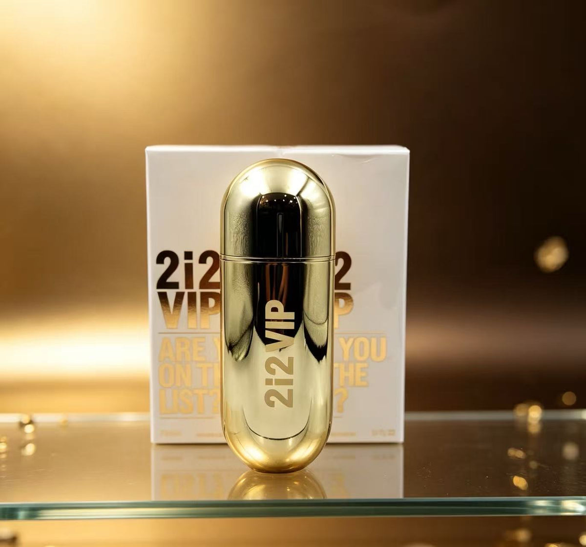 Perfume Cápsula Dorada 212 VIP 80ml (3PCS) B519