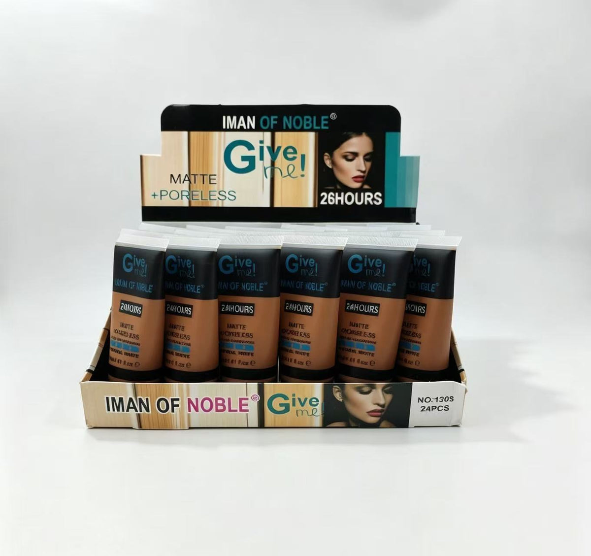 Base de Maquillaje en Tubo Tonos Marrones(6PCS) 1205