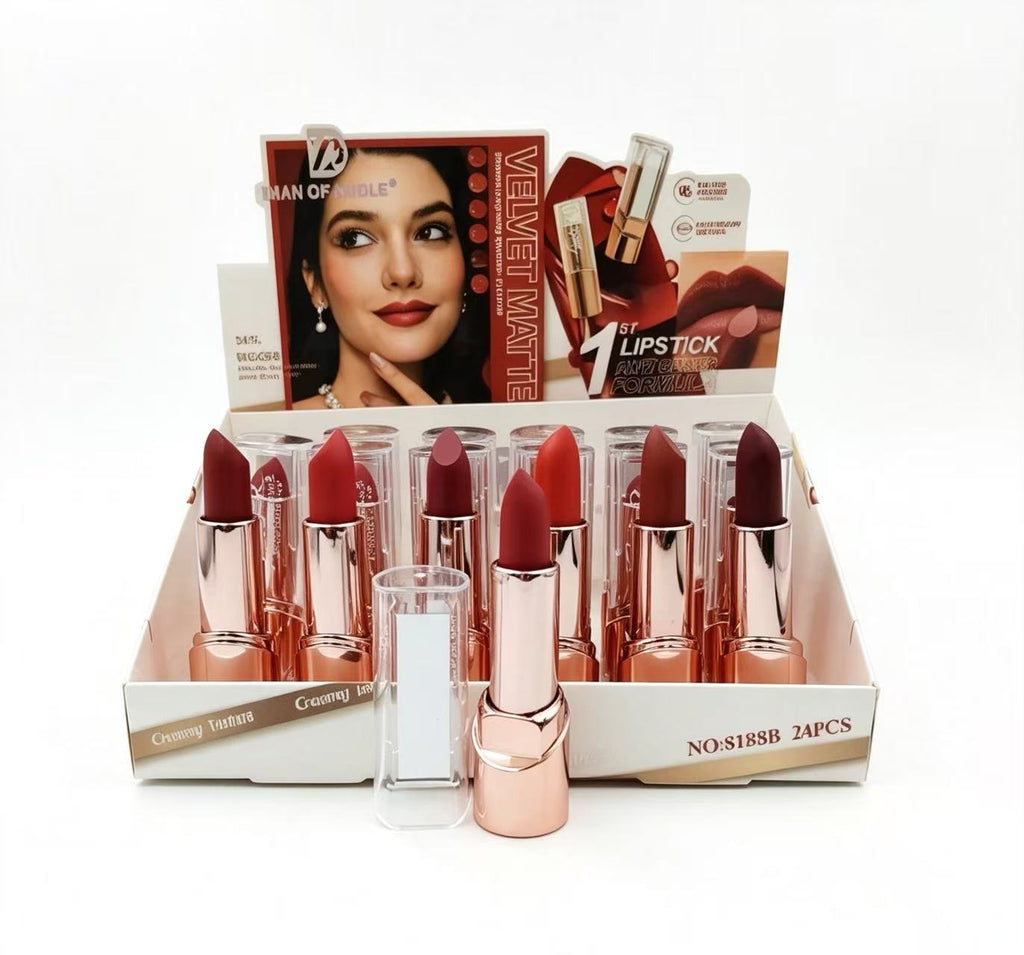 IMan Of Noble Velvet Matte Lipstick 8188B (6 PCS)