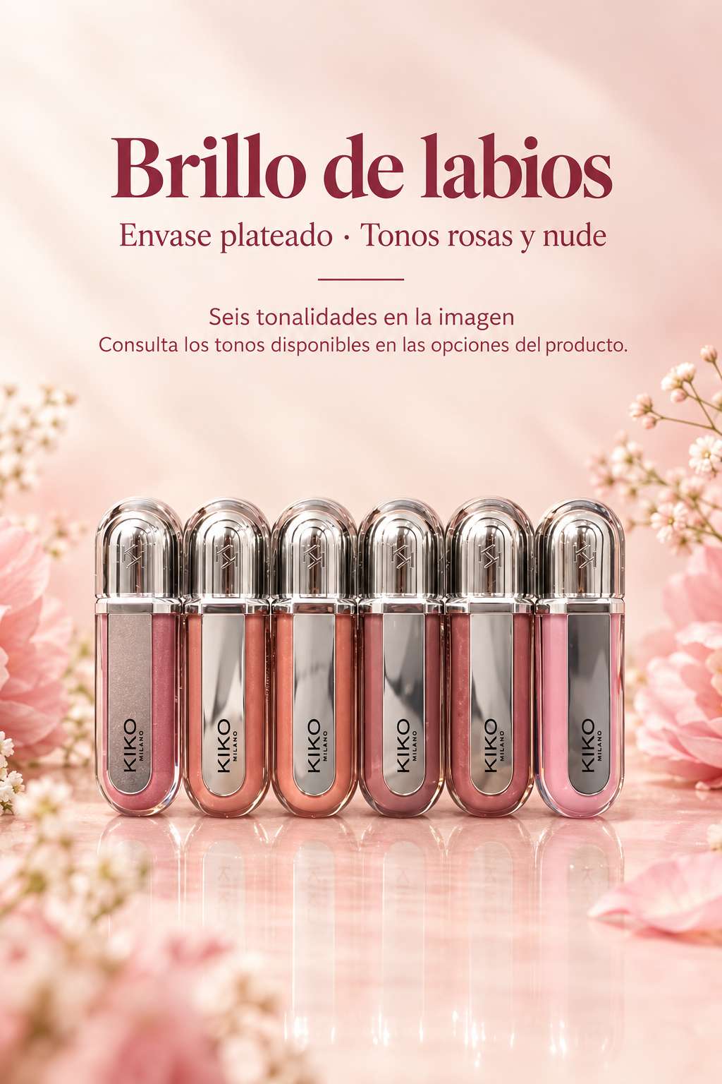 Brillo de labios de KIKO（6PCS） S-52